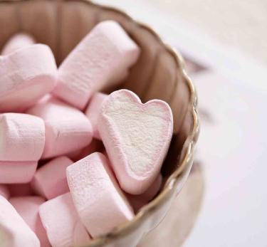hjerter marshmellow