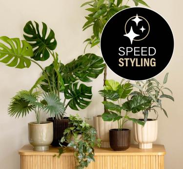 grønne kunstige planter