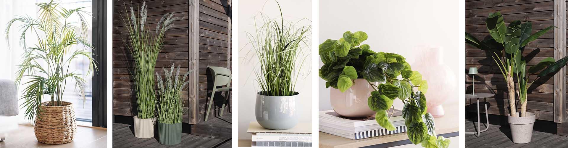 Grønne planter Kunstige, naturtro planter Kremmerhuset