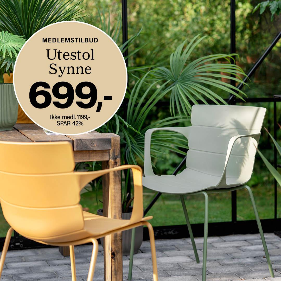 utestol synne tilbud banner