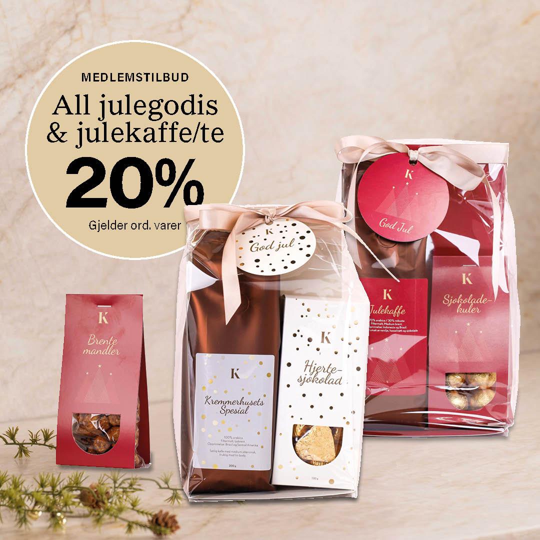 mat og godis tilbuds