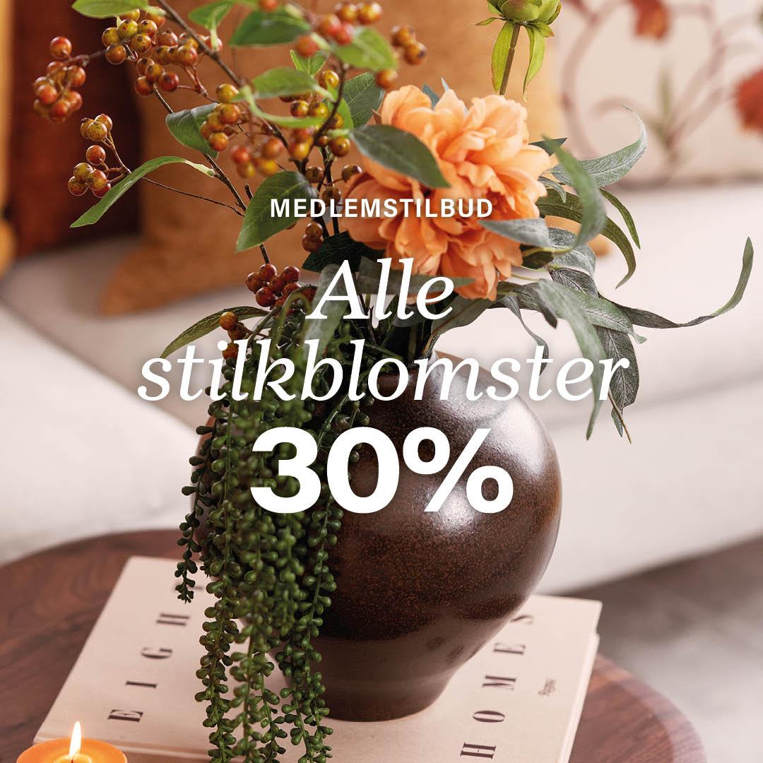 Stilkblomst tilbud banner