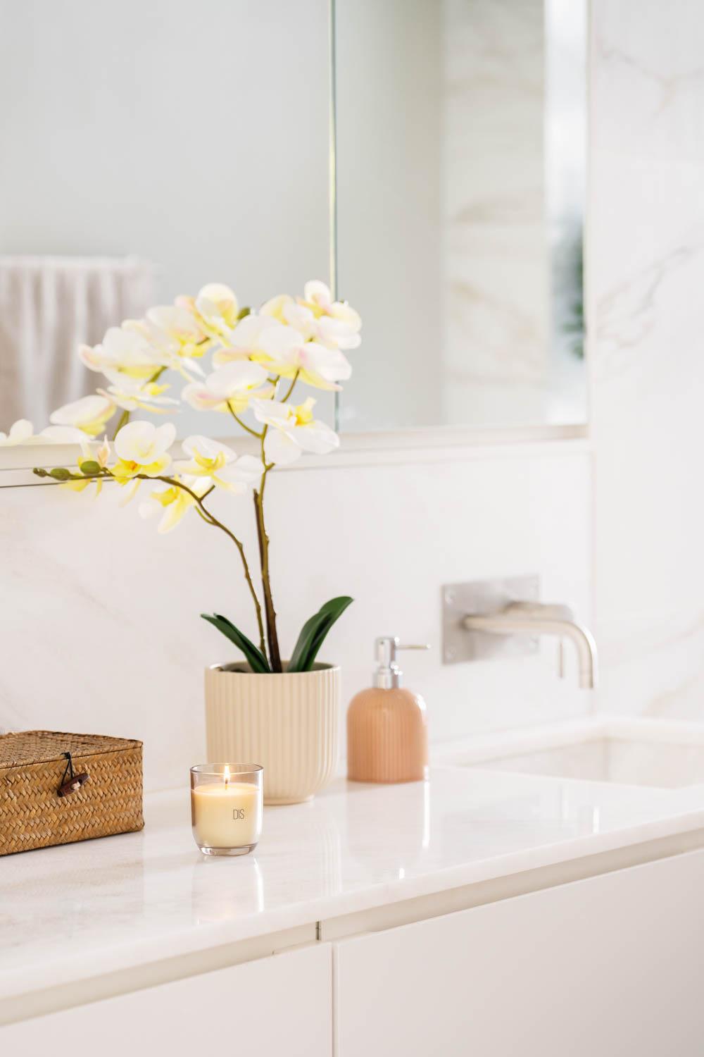 Grønne planter på bader