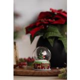 Snøkule liten på lysfat