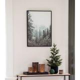 Julekule glitter perle grønn liggende som pynt på hylle naima