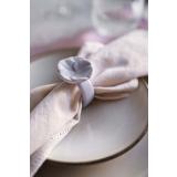 Serviettring Viola på asjett iben