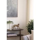 Konsollbord ethan med lampe heritage og dekorfigur leopard