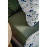 Jersey stretch laken på seng