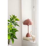 Bordlampe Paris rosa i vinduskarm