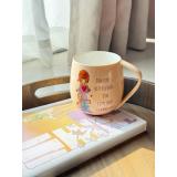 Lykketegning - Mamma Krus på serveringsbrett