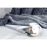 Lykketegning - Strikk Krus i sofa