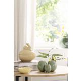 Vase trio på sofabord med skål mia og skål med hare