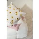 Putetrekk Billie med putetrekk solsikke og cille