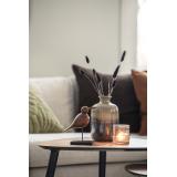 Pute med putetrekk rakel brun i sofa