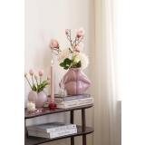 Vase lips og hjerte på konsollbord med romduft blomst og lysestake lips