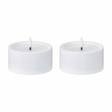 Utelys Fakkel LED 10 cm 2pk gaveeske m/kontroll