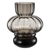 Brun glassvase