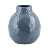 blå keramikkvase