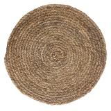 Dekkebrikke rund brun