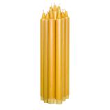 kronelys 27 cm gult