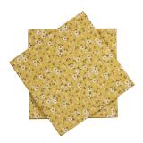 Serviett småblomster gul