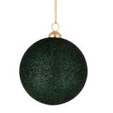 Julekule glitter grønn