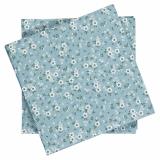 Serviett småblomster blå