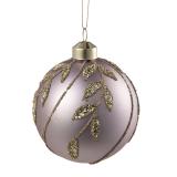 Julekule Rose rosa nærbilde