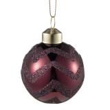 Julekule glitre burgunder