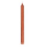 Kronelys 100% stearin 27,5 cm rust brun