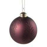 Julekule blader burgunder