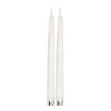Kroneslys LED 2 pk 26,5 cm hvit