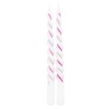 Snurrelys med stripe