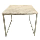 Sofabord Line 50 x 50 marmor finish