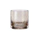 Lyslykt Billie rutet brun 10 cm