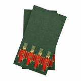 Serviett nøtteknekker grønn