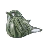 Figur Fugl Eli 8 cm grønn sett fra siden