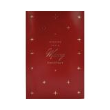 Kort Merry Christmas rød