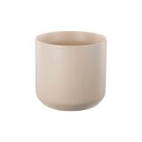 Beige blomsterpotte