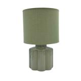 Bordlampe Flower 25 cm grønn