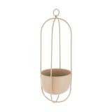 Hengepotte Singel 45 cm beige
