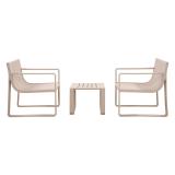 Utemøbel Siena sett av 3, beige