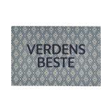 Liggende kort Verdens beste blå