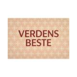 Liggende kort Verdens beste rosa