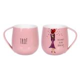 Lykkketegning - Tro Krus 40 cl rosa