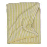 Strandhåndkle Stripes gul