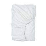 Jersey laken 90x200 cm hvit