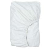 Jersey laken 180x200 cm hvit