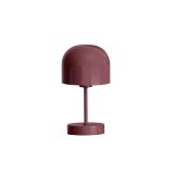 Bordlampe Napoli oppladbar 24 cm burgunder