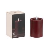 Kubbelys LED 10cm bordeaux